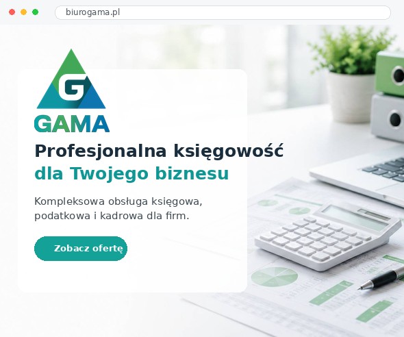 Strona internetowa Biuro GAMA